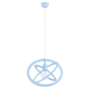 LAMPA WISZĄCA ALFA GRADI ELIPSE NIEBIESKA 1xE27  / 60687