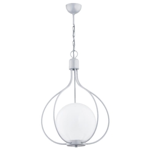 LAMPA WISZĄCA ALFA REMI 250 SREBRNA 1xE27   / 60739