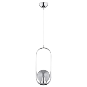 LAMPA WISZĄCA ALFA OVAL CHROM 1xE14 / 60699