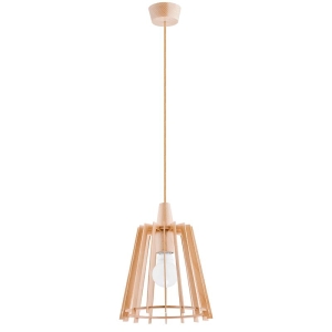 LAMPA WISZĄCA ALFA VITO DREWNIANA 1xE27 / 60316