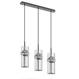 LAMPA WISZĄCA ALFA KAPRIS GRAFITOWA 3xE27 / 61018