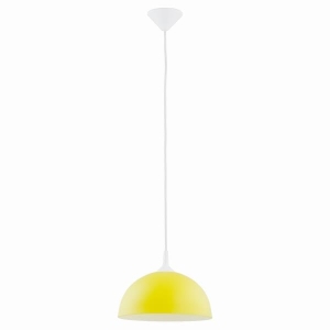 LAMPA WISZĄCA ALFA ALBERT ŻÓŁTA 1xE27 / 9195