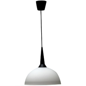LAMPA WISZĄCA ALFA ARENA CZARNO-BIAŁA 1xE27 / 60719