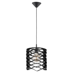 LAMPA WISZĄCA ALFA SPIKE CZARNA 1xE27 / 60559