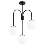 LAMPA SUFITOWA ALFA MELBI CZARNA & BIAŁA 3xE14 /  62676