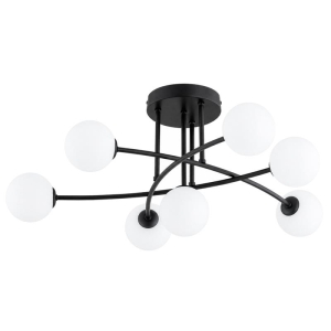 LAMPA SUFITOWA ALFA LAVINIA CZARNA 7xG9 /  63440