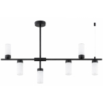 LAMPA WISZĄCA ALFA TAUR CZARNA & BIAŁA 6xE14 /  61685