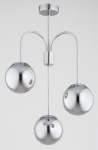 LAMPA SUFITOWA ALFA MELBI SREBRNA 3xE14 /  62678