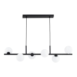 LAMPA WISZĄCA ALFA DIJON CZARNA & BIAŁA 6xG9  / 63442