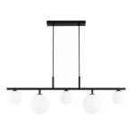 LAMPA WISZĄCA ALFA DAJMON PRO CZARNA & BIAŁA 5xG9  / 63446