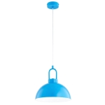 SKANDYNAWSKA INDUSTRIALNA LAMPA WISZĄCA ALFA FAVORITE NIEBIESKA 1xE27  / 61696