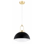 LAMPA SUFITOWA ALFA FAVORITE ZŁOTA & CZARNA 1xE27 / 61699