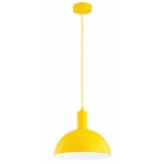 SKANDYNAWSKA LAMPA WISZĄCA ALFA MODESTO ŻÓŁTA 1xE27 / 61709