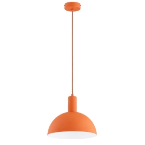 SKANDYNAWSKA LAMPA WISZĄCA ALFA MODESTO POMARAŃCZOWA 1xE27 / 61710