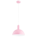 SKANDYNAWSKA LAMPA WISZĄCA ALFA MODESTO RÓŻOWA 1xE27 / 61712