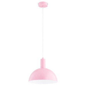SKANDYNAWSKA LAMPA WISZĄCA ALFA MODESTO RÓŻOWA 1xE27 / 61712