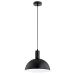 NOWOCZESNA INDUSTRIALNA LAMPA WISZĄCA ALFA MODESTO CZARNA 1xE27 / 61707