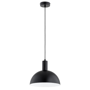 NOWOCZESNA INDUSTRIALNA LAMPA WISZĄCA ALFA MODESTO CZARNA 1xE27 / 61707