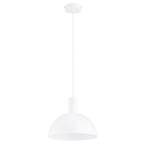SKANDYNAWSKA LAMPA WISZĄCA ALFA MODESTO BIAŁA 1xE27 / 61708