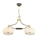 ŻYRANDOL KLASYCZNY ALFA ASTORIA IMPERIAL ZŁOTY 2xE27 / 62682