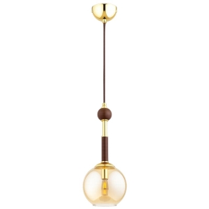 LAMPA WISZĄCA ALFA ARISTO DREWNIANA 1 x E14 / 61715
