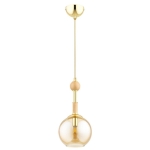LAMPA WISZĄCA ALFA ARISTO DREWNIANA 1 x E14 / 61716