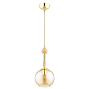 LAMPA WISZĄCA ALFA ARISTO DREWNIANA 1 x E14 / 61716