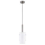 LAMPA WISZĄCA ALFA MAVRO CZARNY CHROM & BIAŁA 1 x E27 / 61721
