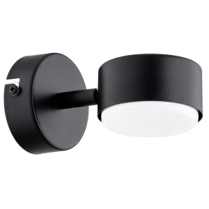 MINIMALISTYCZNY NOWOCZESNY KINKIET ALFA ENISEC CZARNY 1 x GX53 / 91554