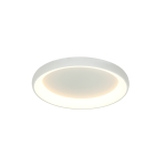 LAMPA SUFITOWA LED 2041 32W 3000K SAGRE WHITE ALUMINIUM - AKRYL LED | 32W | 3000K | 1800Lm | CRi 80 | Triak ściemniający