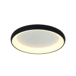 LAMPA SUFITOWA LED 2048 43W 3000K BLACK SAGRE ALUMINIUM - AKRYL LED | 43W | 3000K | 3715Lm | CRi 80 | Triak ściemniający