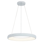 2053 LED LAMPA WISZĄCA 50W 3000K BIAŁY ALUMINIUM - AKRYL LED | 50W | 3000K | 4080Lm | CRi 80 | Triak ściemniający
