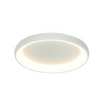 LAMPA SUFITOWA LED 2049 43W 3000K WHITE SAGRE ALUMINIUM - AKRYL LED | 43W | 3000K | 3715Lm | CRi 80 | Triak ściemniający