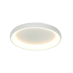 LAMPA SUFITOWA LED 2049 43W 3000K WHITE SAGRE ALUMINIUM - AKRYL LED | 43W | 3000K | 3715Lm | CRi 80 | Triak ściemniający