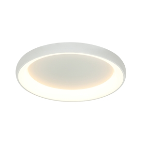 LAMPA SUFITOWA LED 2057 55W 3000K SAGRE WHITE ALUMINIUM - AKRYL LED | 55W | 3000K | 4080Lm | CRi 80 | Triak ściemniający