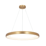 2062 LAMPA WISZĄCA LED DO WNĘTRZA 60W 3000K GOLD ALUMINIUM - AKRYL LED | 60W | 3000K | 4800Lm | CRi 80 | Triak ściemniający
