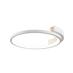 LAMPA SUFITOWA 2075 LED 31W 3000K WHITE SAGRE - ALUMINIUM - METAL - SILIKON LED | 31W | 3000K | 1766Lm | CRi 90
