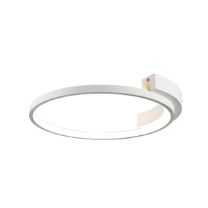 LAMPA SUFITOWA 2075 LED 31W 3000K WHITE SAGRE - ALUMINIUM - METAL - SILIKON LED | 31W | 3000K | 1766Lm | CRi 90