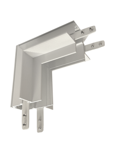 2083W-C1 GŁĘBOKO ZAGŁĘBIONY ŁĄCZNIK BEZRAMKOWY PIONOWY 90° BIAŁY – SYSTEM MAGNETYCZNY 48V