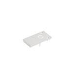 Osłona zacisku 2098-W DLA GŁĘBOKICH PROFILI MAGNETYCZNYCH 48V BIAŁA Akcesoria do głębokiego toru magnetycznego 48V 23mm