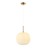 20124 SZKLANA LAMPA WISZĄCA 1X E27