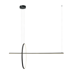 20128 LAMPA WISZĄCA LED 41W 3000K ALUMINIUM BLACK STOPNIOWANIE PRZYCIEMNIAJĄCE