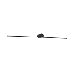 20145 LAMPA KINKIET LED 9W 3000K BLACK ALUMINUM IP 44