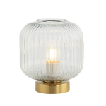 LAMPA STOŁOWA 20250 E27 MAX 25W METALOWO-SZKLANA