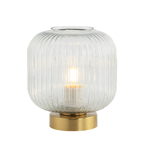 LAMPA STOŁOWA 20250 E27 MAX 25W METALOWO-SZKLANA