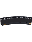 22092 MAGNETYCZNA LAMPA GRILLE 8W 3000K ŚCIEMNIANA DLA 48V ZAKRZYWIONYCH SZYN MAGNETYCZNYCH 600MM