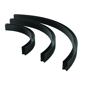 MAGNETYCZNA ZAKRZYWIONA SZYNA 22102 – 1200 MM, 48V, 120°, CZARNA