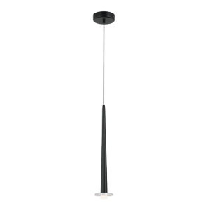LAMPA WISZĄCA LED 22110 – 6W, 3000K, 465 LM, CZARNA / BIAŁY MARMUR