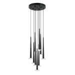LAMPA WISZĄCA LED 22113 – 25W, 3000K, 1712 LM, CZARNA / BIAŁY MARMUR