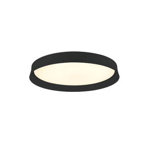 PLAFON LED 22128 – 20W, 3000K, 2300 LM, CZARNY, ŚCIEMNIANY TRIAC